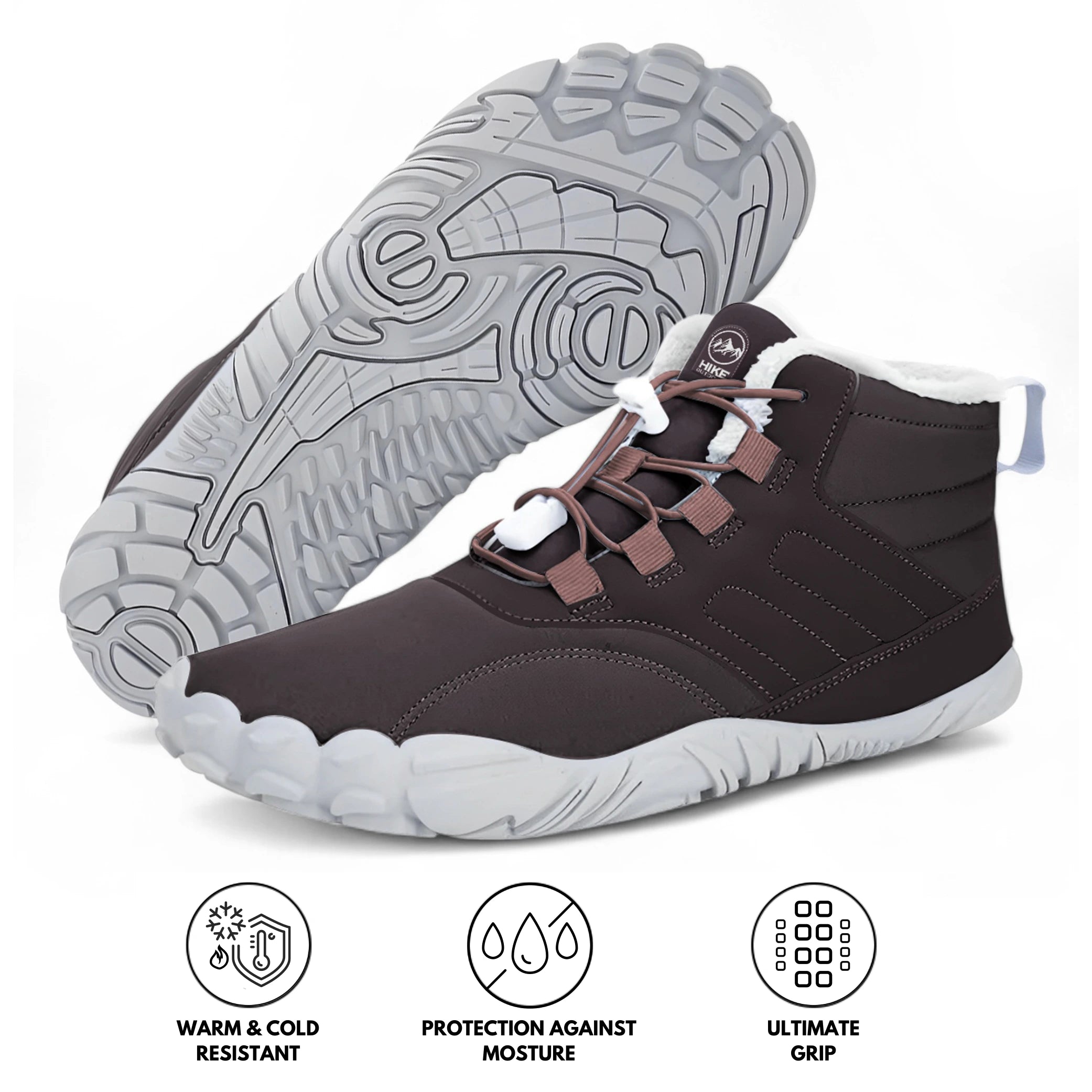 Caspar Pro Flex - Antislip & Waterdichte Winter Barefoot Schoenen (Unisex)