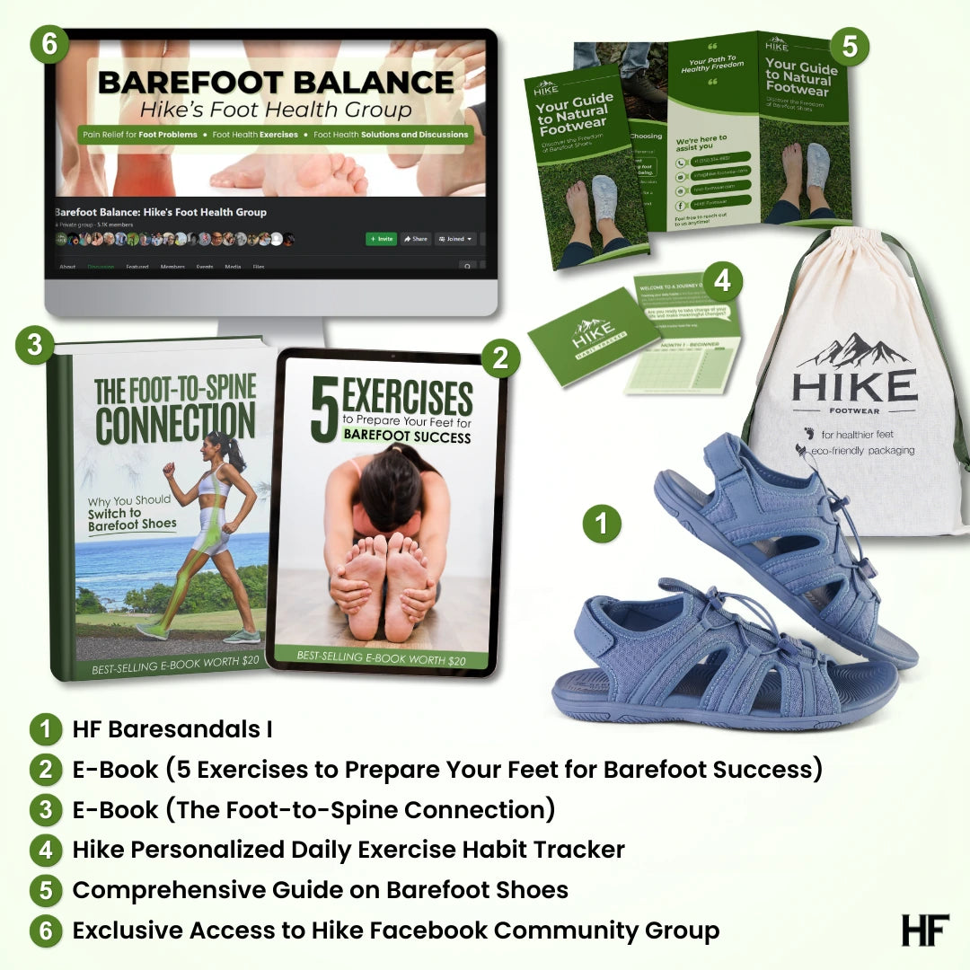 [NIEUW] HF Baresandals I – Outdoor & Lichtgewicht Barefoot Sandalen