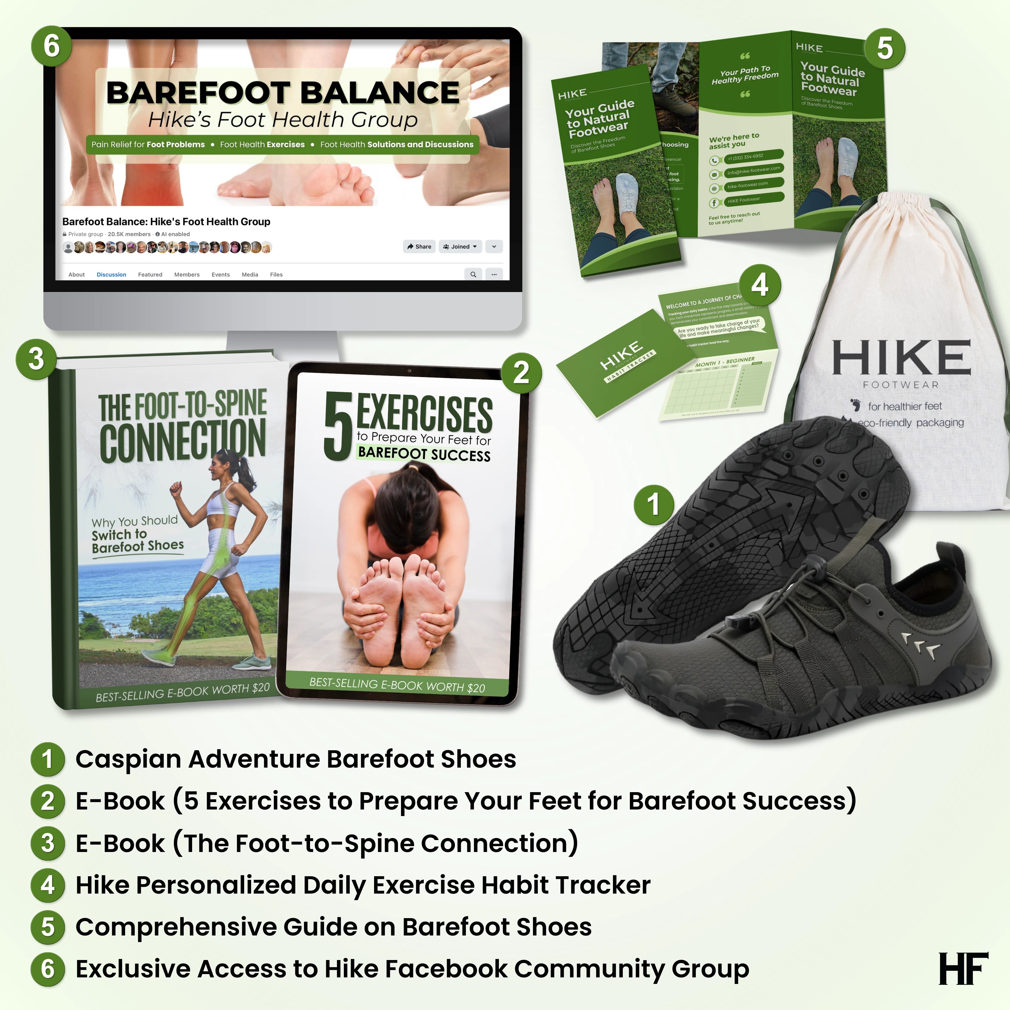 Caspian Adventure - outdoor & antislip barefoot schoenen (Heren)