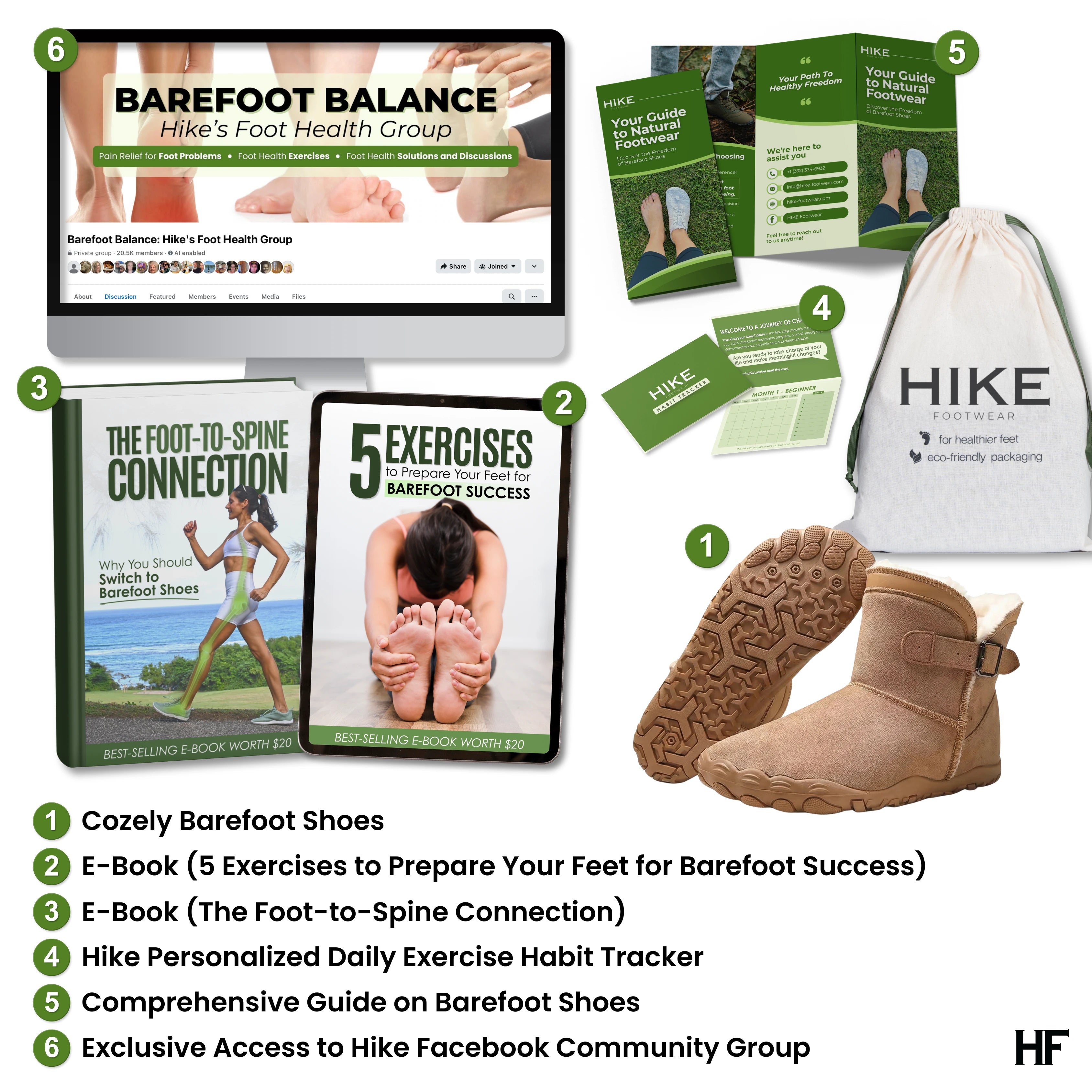 HF Azura – ergonomische & ondersteunende winter barefoot schoenen (Unisex)