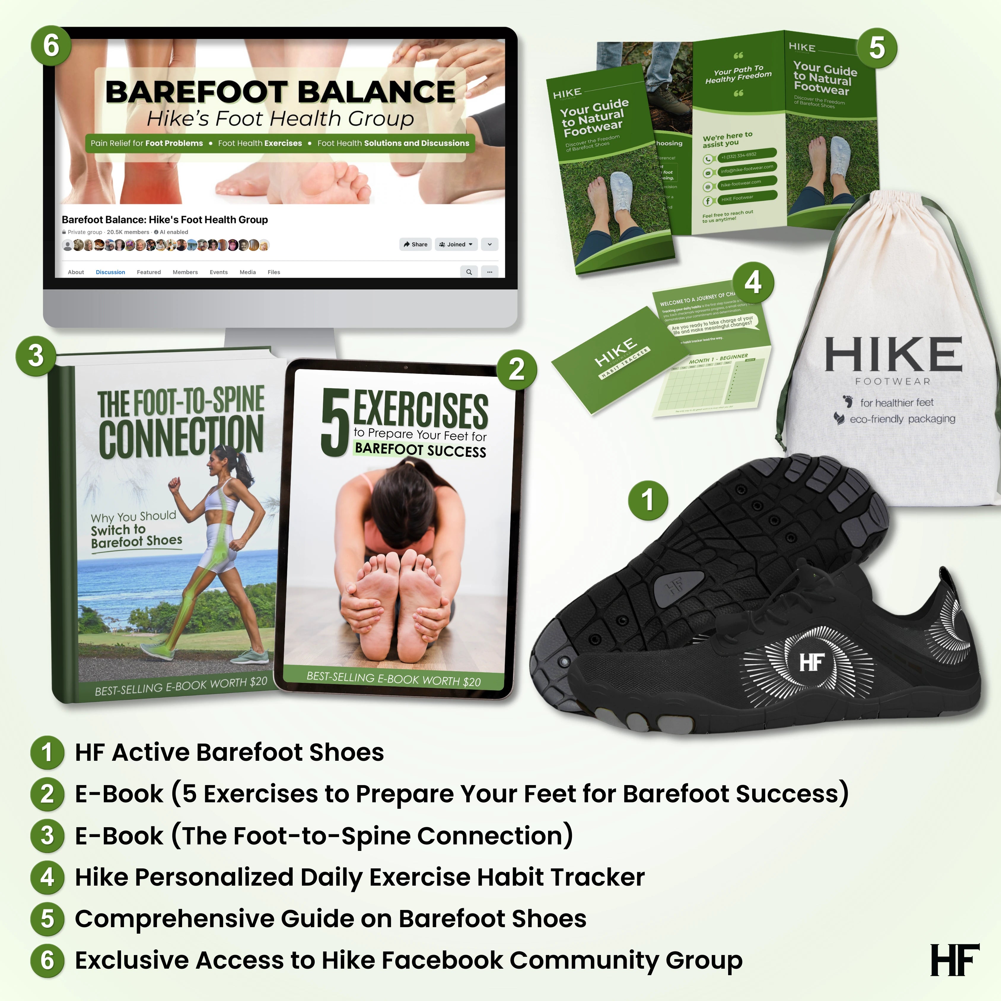HF Active - Actieve levensstijl en pijnverlichting barefoot schoenen (Unisex) (Koop 1, krijg 1 GRATIS!)