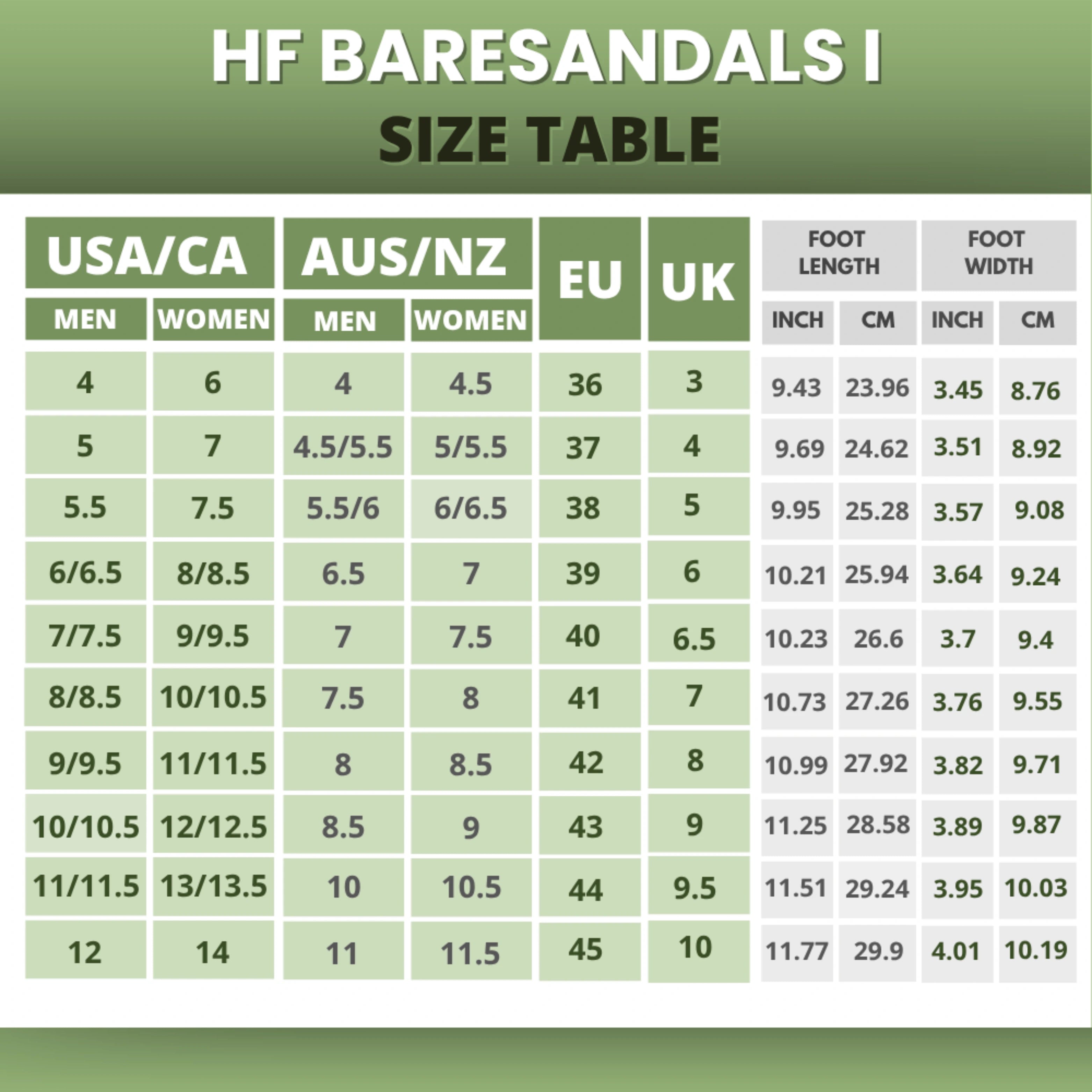 [NIEUW] HF Baresandals I – Outdoor & Lichtgewicht Barefoot Sandalen