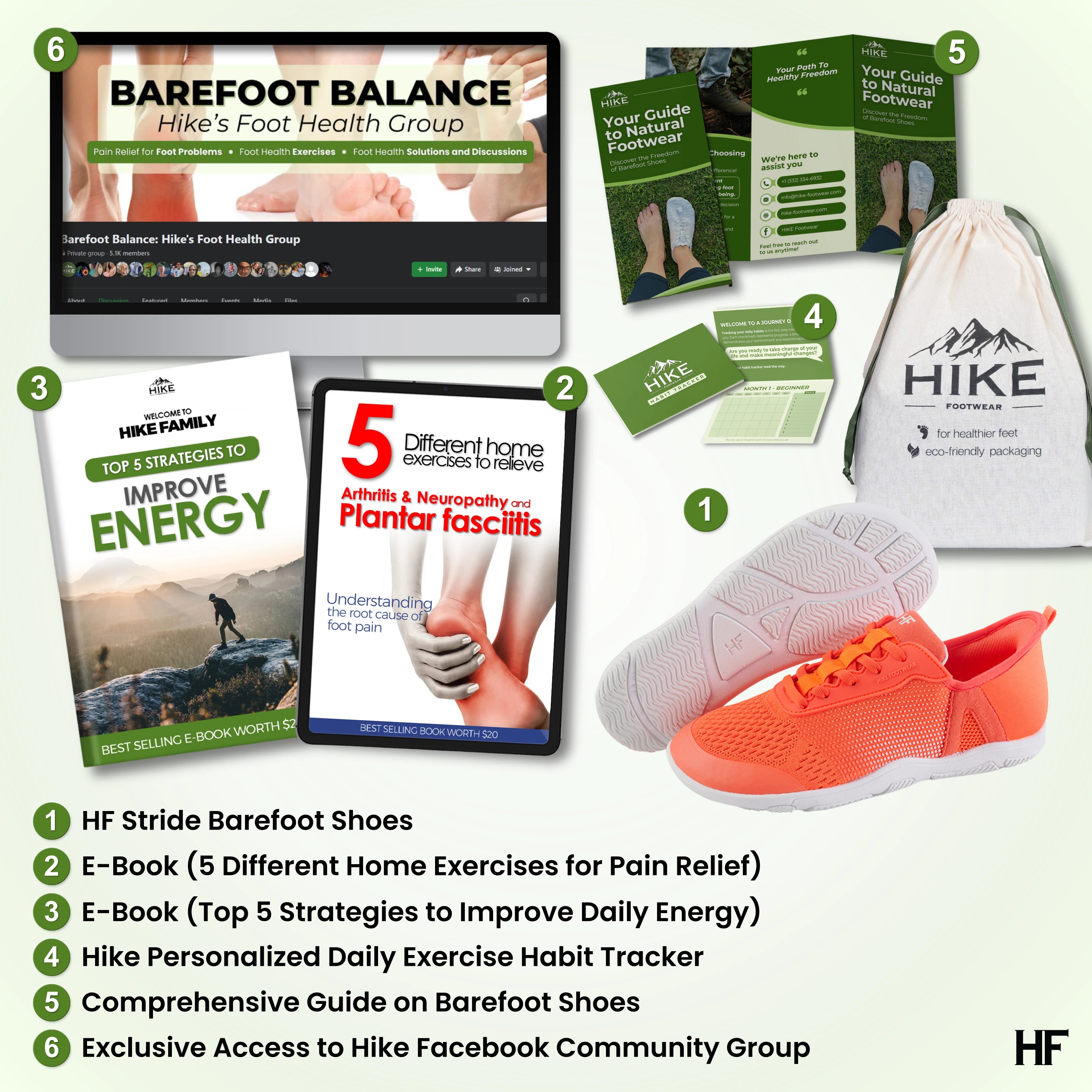 [NEW] HF Stride – Hands-Off & Ergonomic Barefoot Shoes (Unisex)