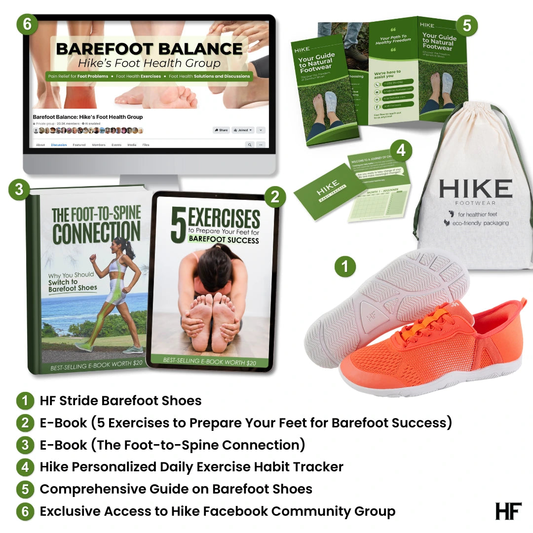 HF Stride – Ergonomische Barefoot Instapschoenen (Unisex)