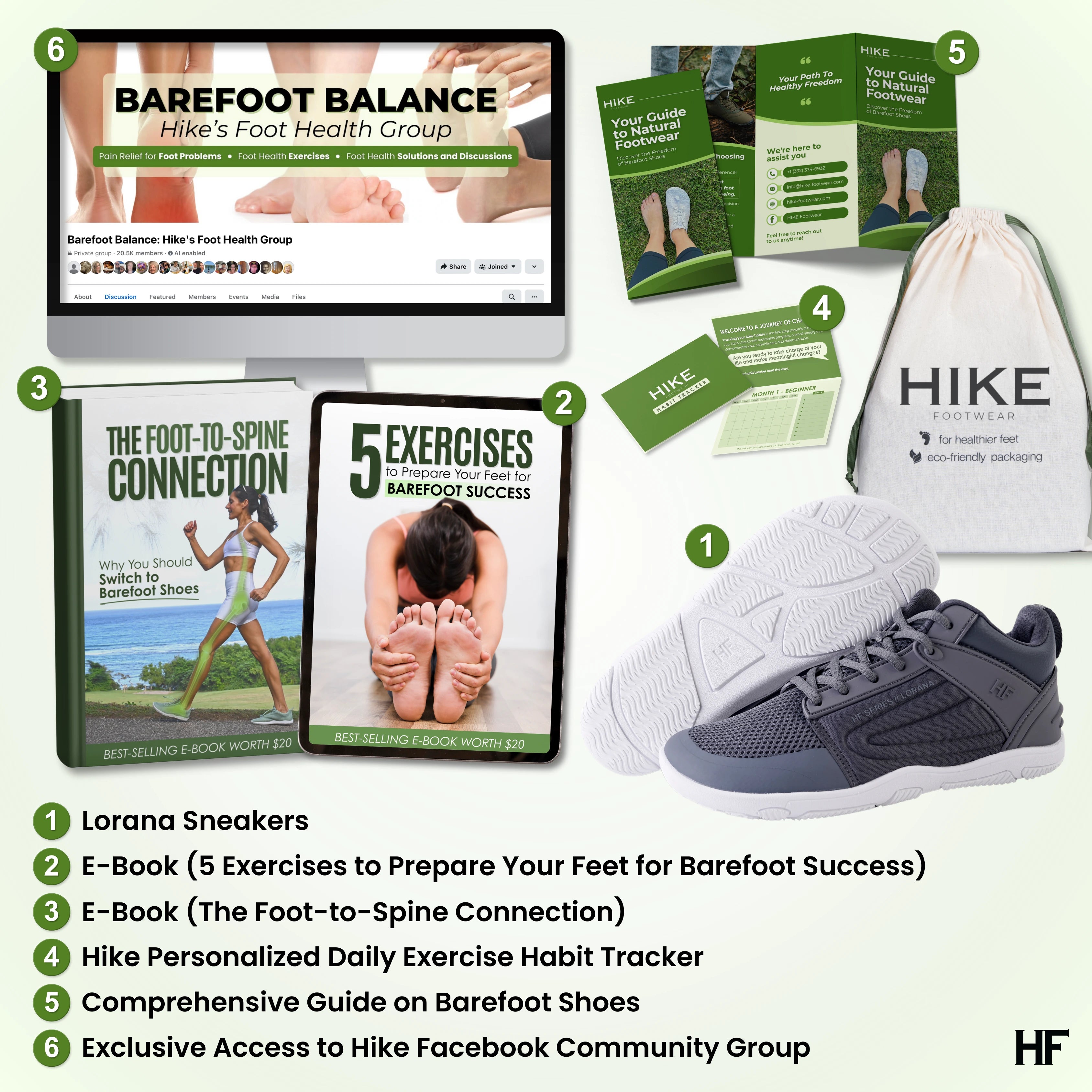 Lorana Sneakers – ergonomische barefoot schoenen voor dagelijks gebruik (Unisex)