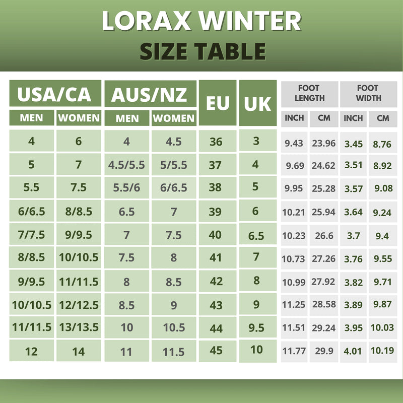 [NEW] Lorax Winter – Ergonomic & Supportive Winter Barefoot Shoes (Unisex)