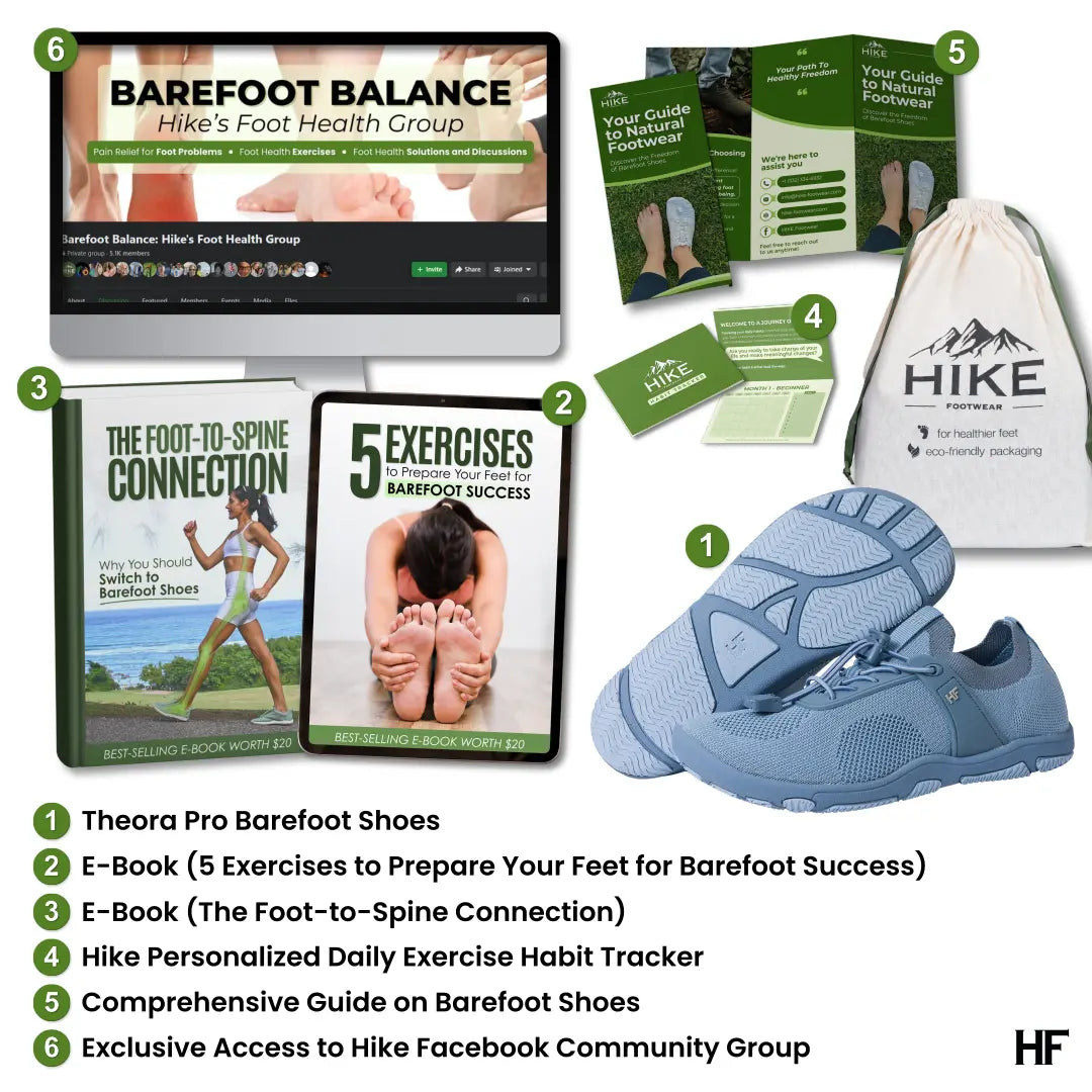 Theora Pro - Ergonomische, ondersteunende & antislip barefoot schoenen