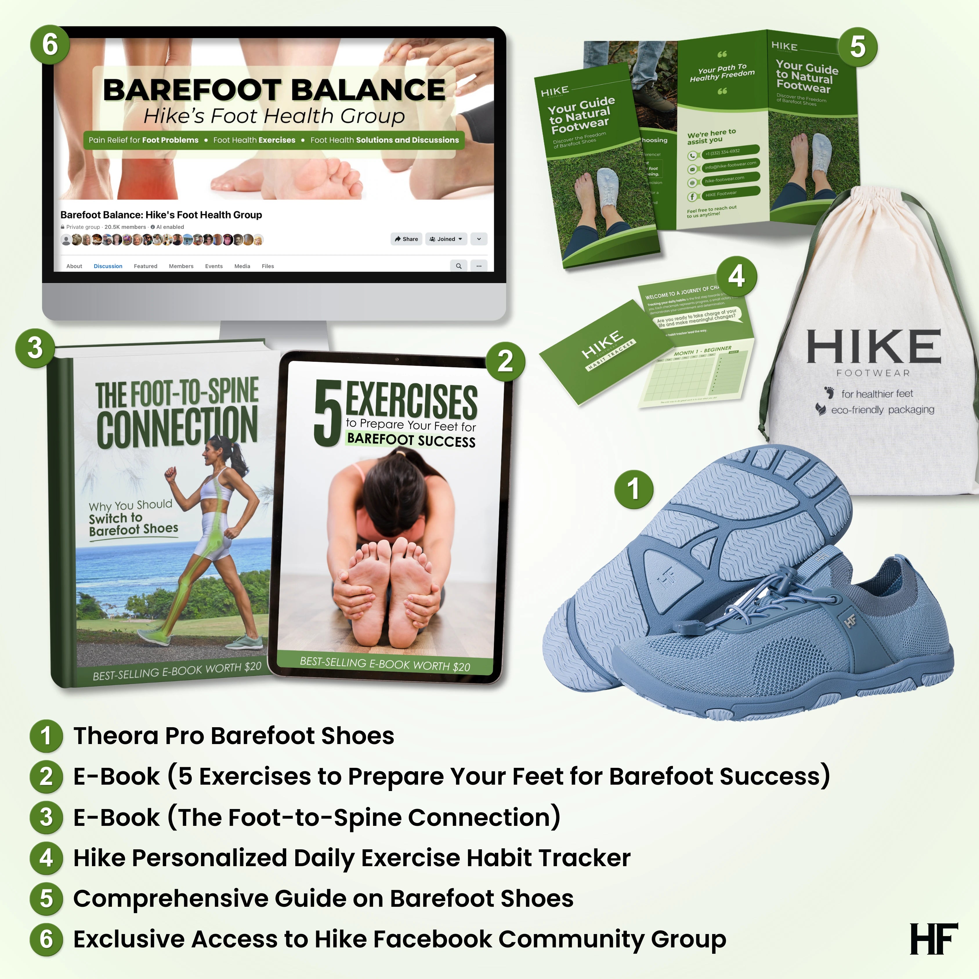 Theora Pro - ergonomische ondersteunende & antislip barefoot schoenen