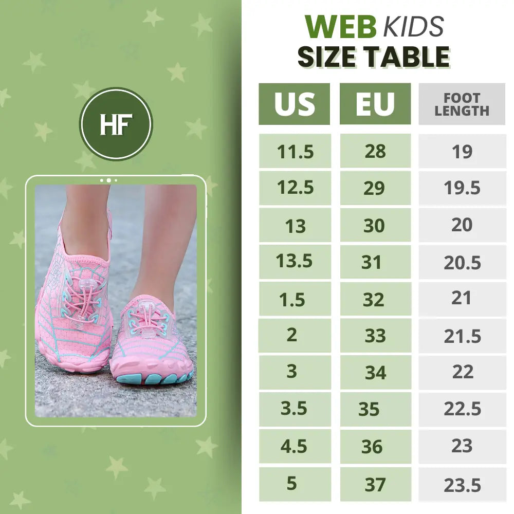 WebKids Barefoot Schoenen - Unieke Barefoot Schoenen Voor Kinderen