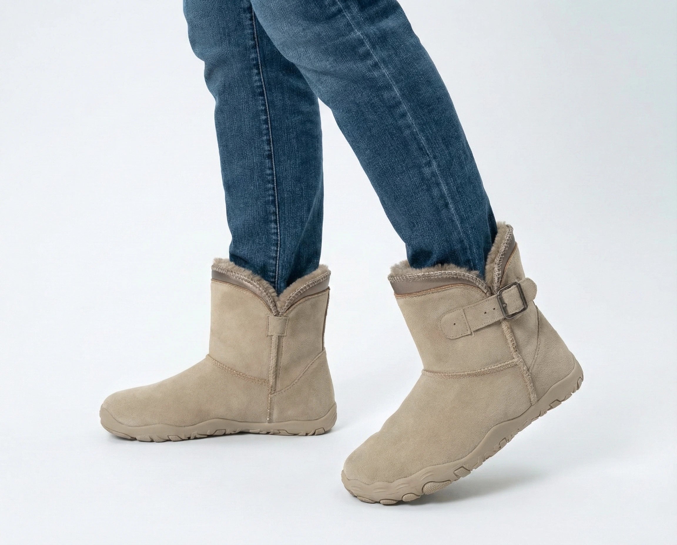 [NEW] Cozely - Women’s Fur-Lined & Ergonomic Barefoot Shoes