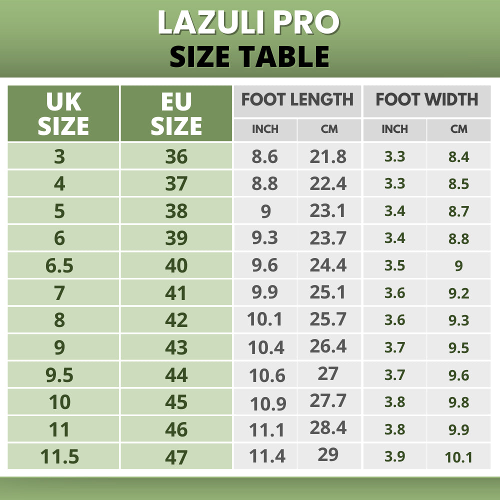 Lazuli Pro - Gezondere en comfortabele voeten met barefoot schoenen (Unisex) 